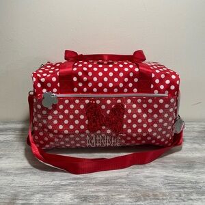 Disney store Minnie Mouse overnight Duffel bag